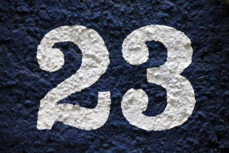 Красивые цифры 23