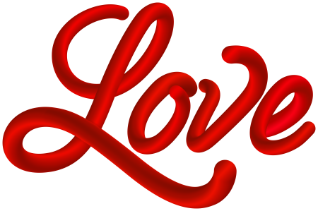 Love на прозрачном фоне