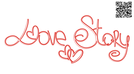 Love story надпись