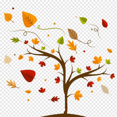 Осенне дерево клипарт (49 фото)