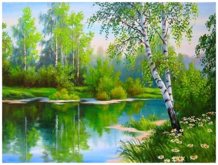 Художник Самарская Елена Михайловна березы