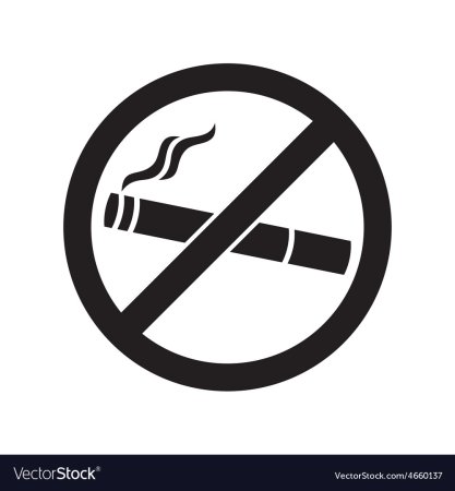 Знак no smoking