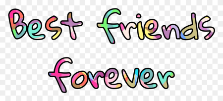 Best friends надпись