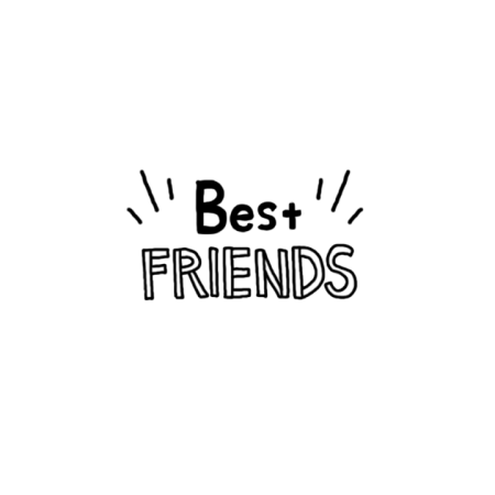 Best friends надпись