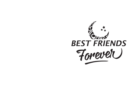 Best friends Forever надпись