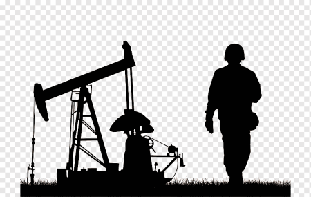 Нефтяник силуэт