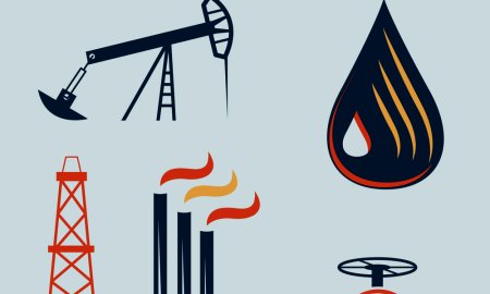 Нефтяная и газовая промышленность вектор