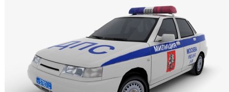 Машина ДПС сбоку