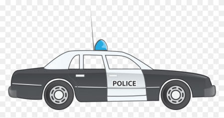 Police car сбоку