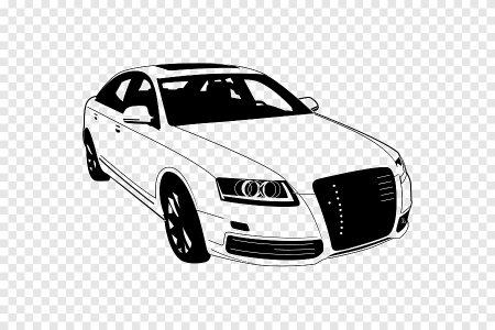 Контурное изображение автомобиля