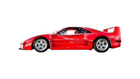 Ferrari f40 на белом фоне