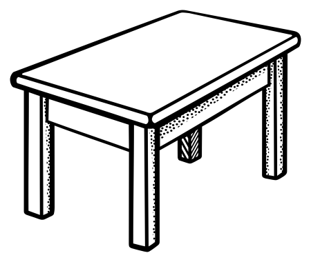 Черный стол клипарт (49 фото)