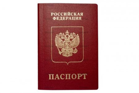 Паспорт РФ обложка
