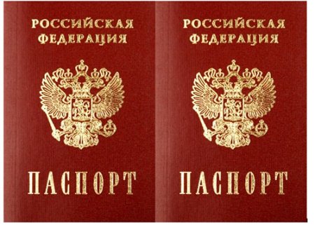 Паспорт РФ картинка для печати
