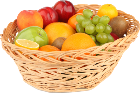 Корзина с фруктами