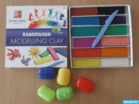 Пластилин Giotto Patplume 10 цветов по 50 г