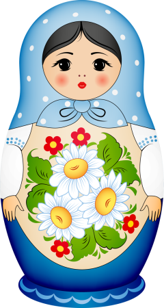 Матрешки для печати