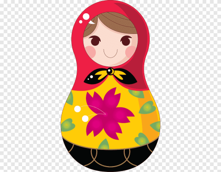 Матрешка для детей без фона