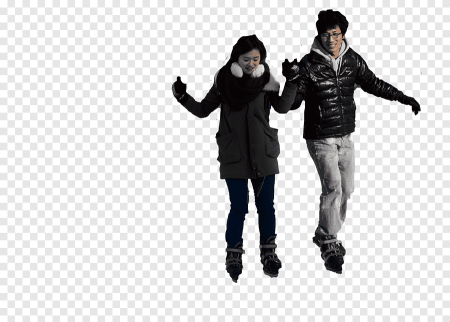 Люди зимой для фотошопа