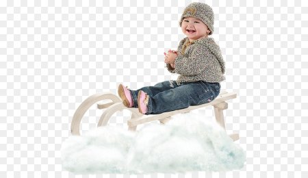Дети зимой на белом фоне