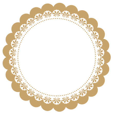 Золотая круглая рамка