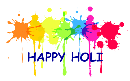 Happy Holi на прозрачном фоне для фотошопа
