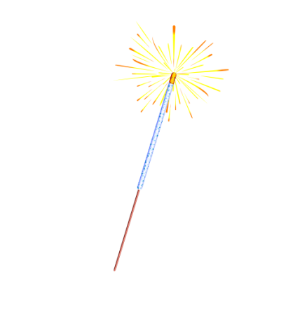 Бенгальскте огнина белом фоне