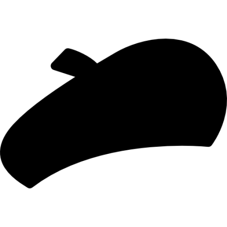 Берет силуэт