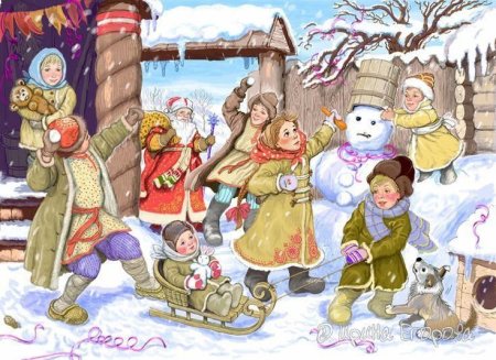 Ирина Егорова иллюстратор художник дед Мороз
