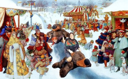Художник Елена Уварова Масленица