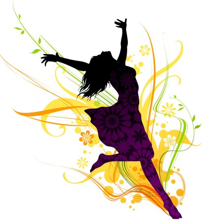 Танцы силуэт