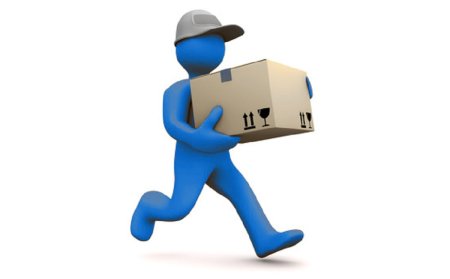 Курьер человечек