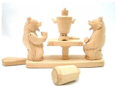 Богородская игрушка мишка Звонарь