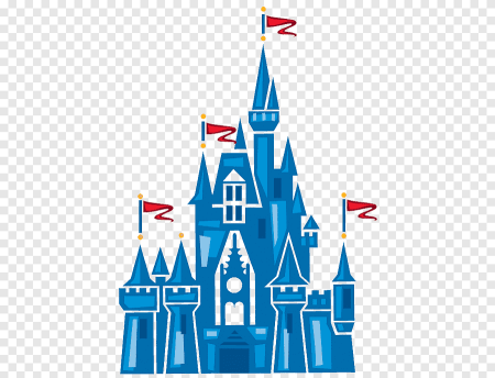 Замок Walt Disney вектор