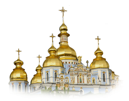 Церковь на белом фоне