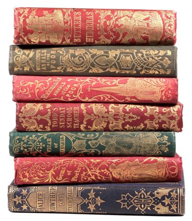 Корешки старинных книг