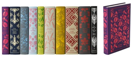 Корешки книг в ряд