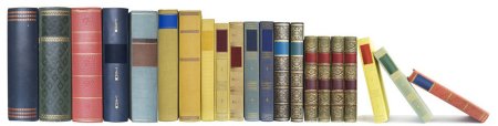 Корешок книги на прозрачном фоне
