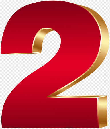 Цифра пластик Аллюр "3" золото