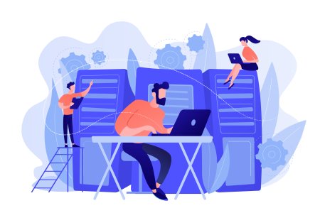 It специалист иллюстрация