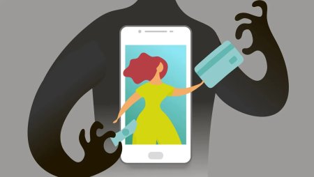 Телефонные мошенники иллюстрация