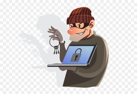 Интернет мошенник без фона