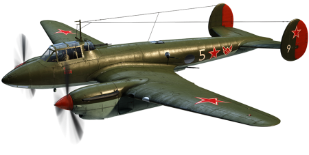 Советский бомбардировщик пе-2