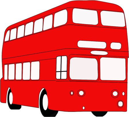 Автобус Double Decker cartoon