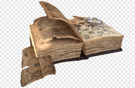Старинная книга открытая