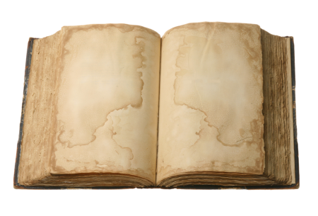 Старинная книга открытая