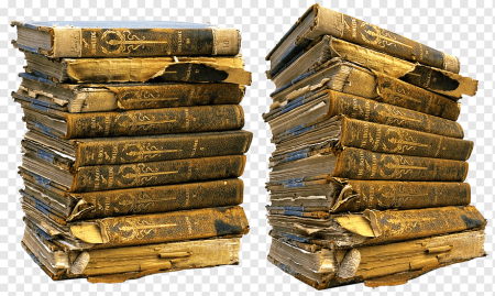 Стопка старых книг