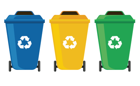 Сортировочные баки для мусора для детей