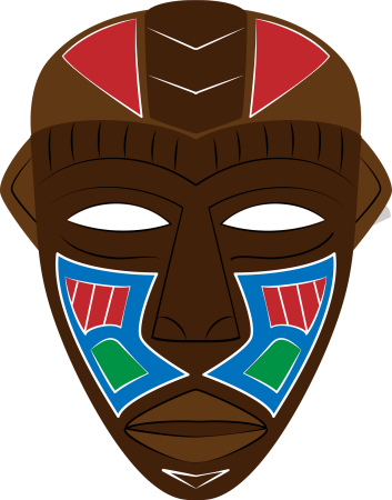 Маска африкаканских индейцев
