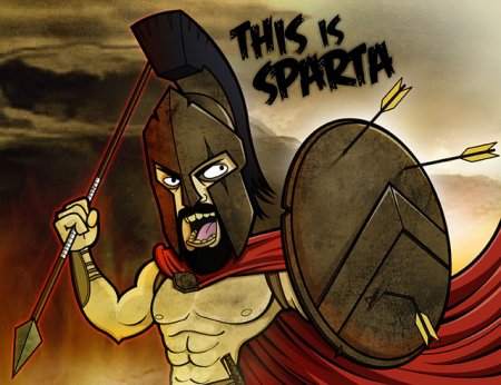 Царь Леонид 300 спартанцев рисунок